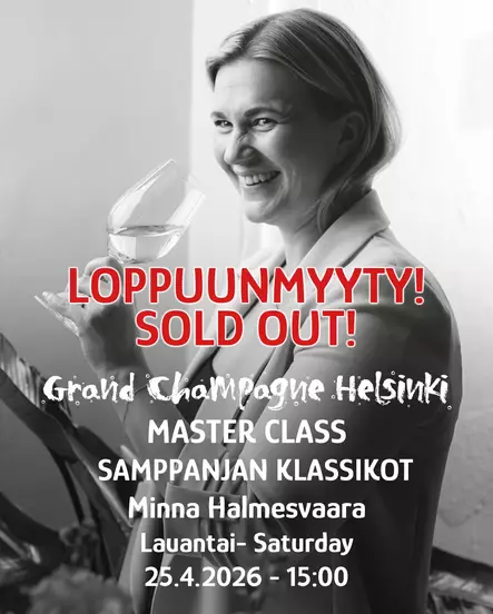 MC Samppanjan Klassikot La 25.4. klo 15:00 - Master Class -liput LA 25.4.2026 - GCH26MH25K150 - 1