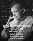 MC Gosset THU Apr 23rd at 18:00 - Master Classes THU April 23rd 2026 - GCH26OV23K180 - 3