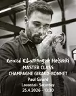 MC Girard-Bonnet SAT Apr 25th at 13:30 - Master Classes SAT Fri Apr 25th 2026 - GCH26PG25K133 - 1