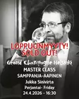 MC Jukka Sinivirta FRI Apr 24th at 16:30 - Master Classes FRI April 24th 2026 - GCH26JS24K163 - 1