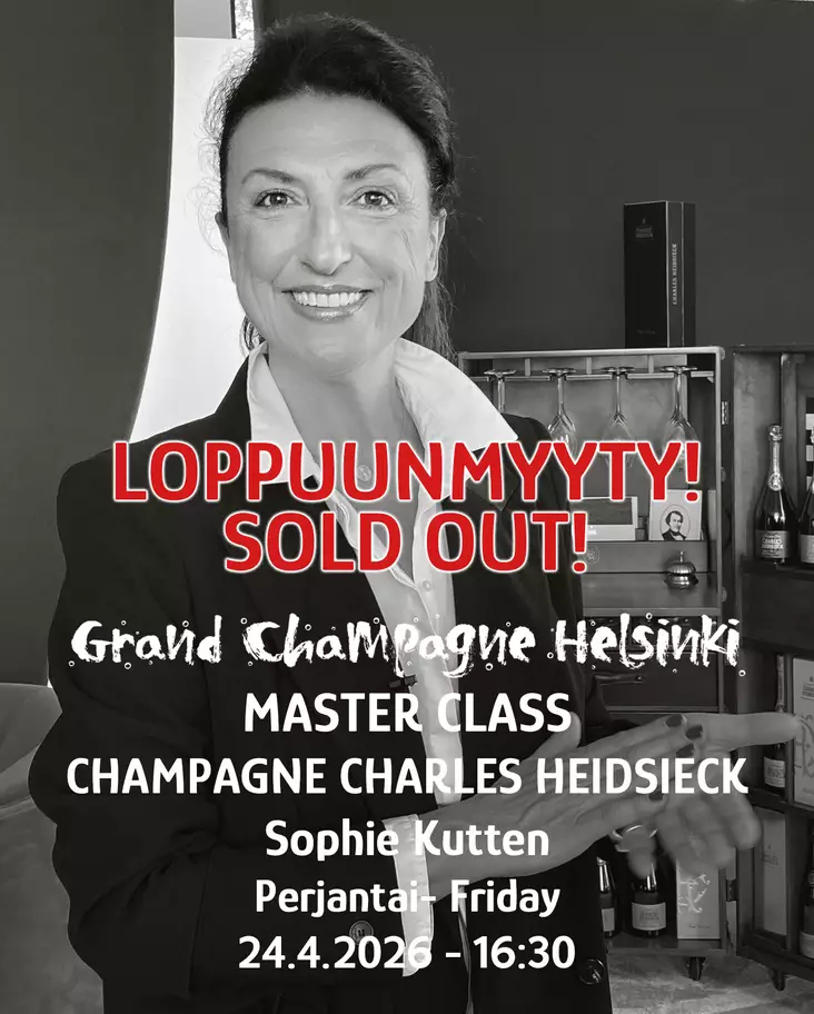 MC Charles Heidsieck Pe 24.4. klo 16:30 - Master Class -liput PE 24.4.2026 - GCH26SK24K163 - 1