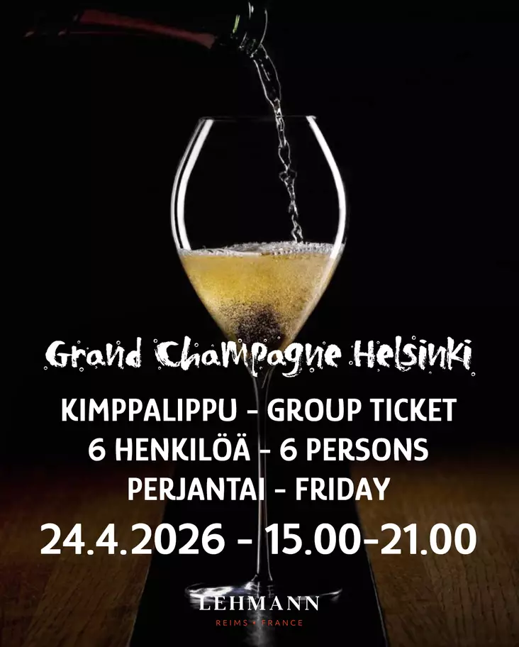 Kimppalippu GCH26 6 HLÖ PE 24.04. - Sisäänpääsyliput PE 24.4.2026 - GCH2604246 - 1