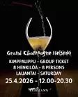 Kimppalippu GCH26 8 HLÖ LA 25.04. - Sisäänpääsyliput La 25.4.2026 - GCH2604258 - 1