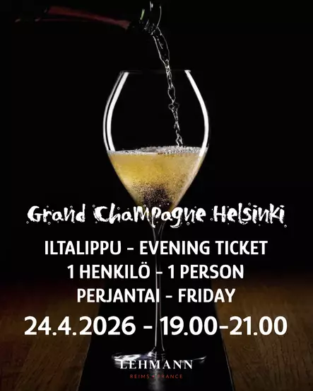 Iltalippu GCH26 1 HLÖ PE 24.04. - Sisäänpääsyliput PE 24.4.2026 - GCH260424E - 1