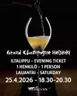 Iltalippu GCH26 1 HLÖ LA 25.04. - Sisäänpääsyliput La 25.4.2026 - GCH260425E - 1
