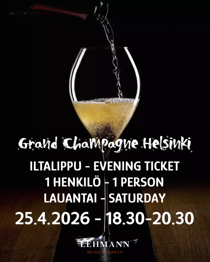 Iltalippu GCH26 1 HLÖ LA 25.04. - Sisäänpääsyliput La 25.4.2026 - GCH260425E - 1